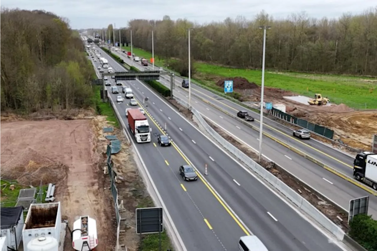 Hinder op E313 door werken aan brug in Ranst na dit weekend achter de rug