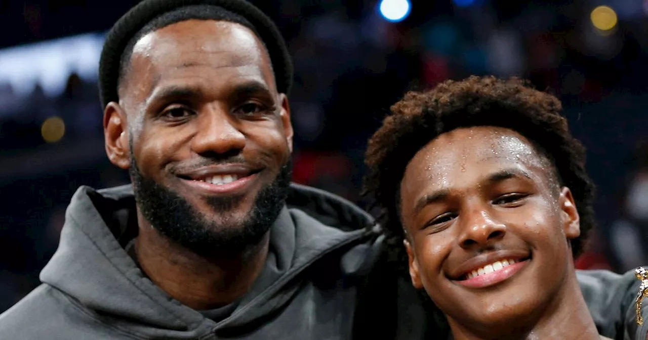 The Los Angeles Lakers Are Open To Drafting LeBron James' Son Bronny: Report