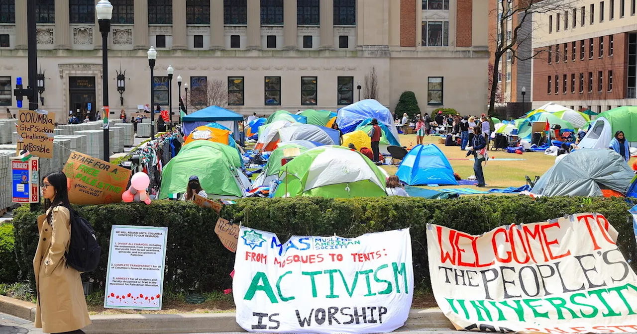 Le proteste contro Israele alla Columbia non si fermano nonostante l'ultimatum