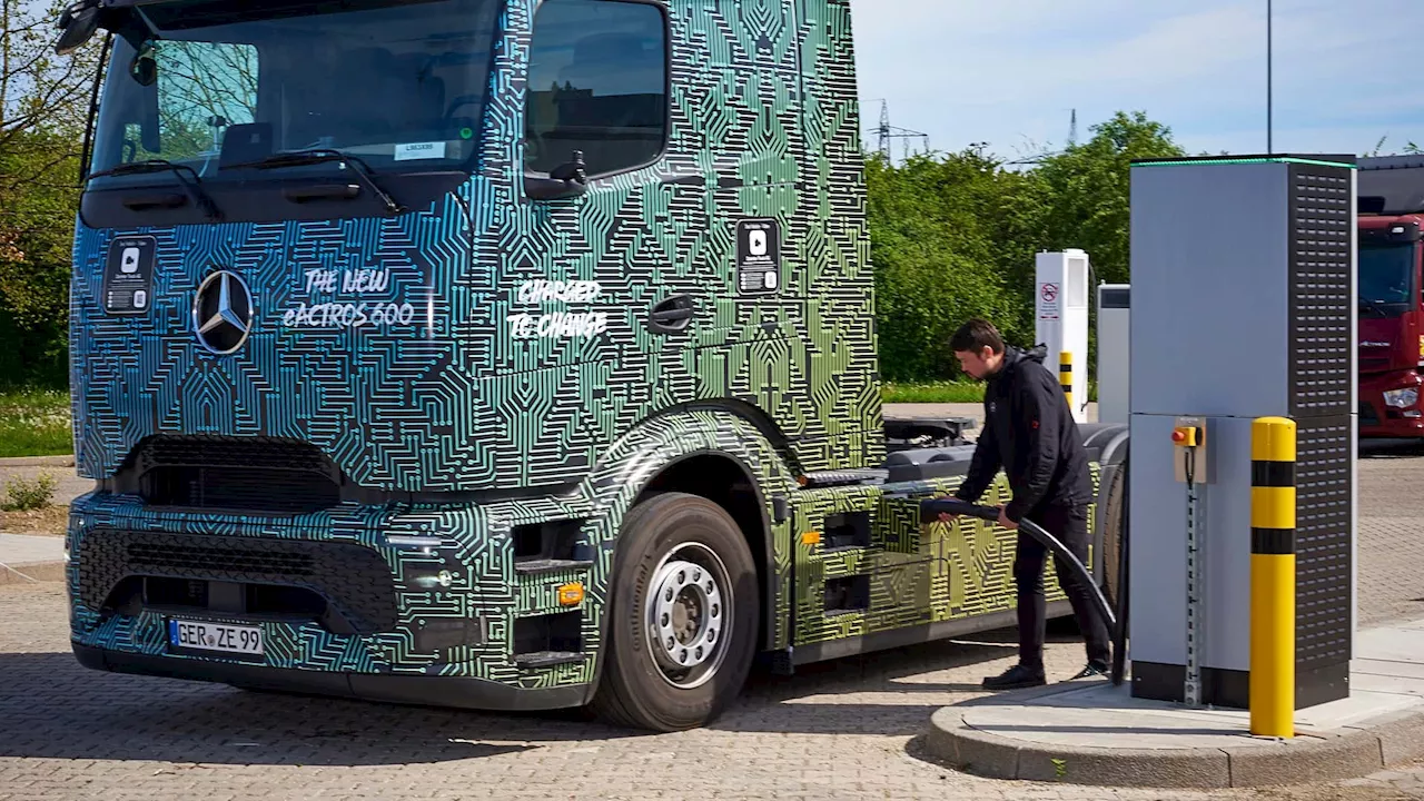 Mercedes-Benz Trucks Successfully Test 1,000 kW EV Charging