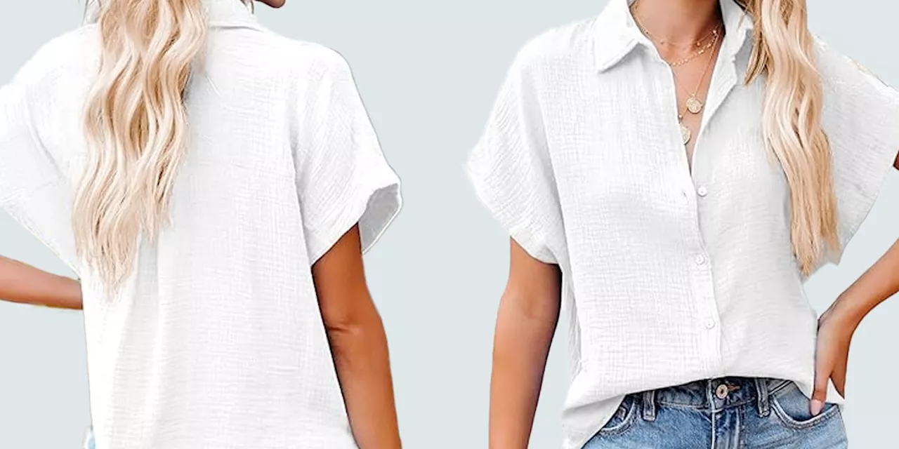 My Mom Loves This Breezy Button-Up So Much, She’s Buying It in Multiple Colors