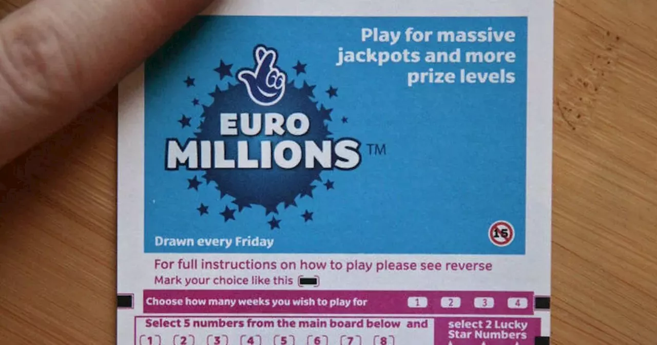 EuroMillions jackpot of €166million won as Irish players urged to check tickets