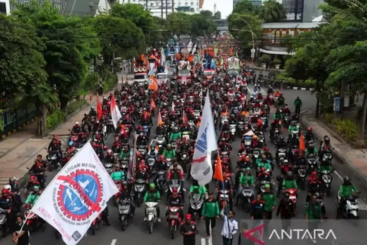 3.174 Personel Gabungan Disiagakan dalam Hari Buruh Surabaya, Beberapa Titik Demonstrasi Perlu Diwaspadai