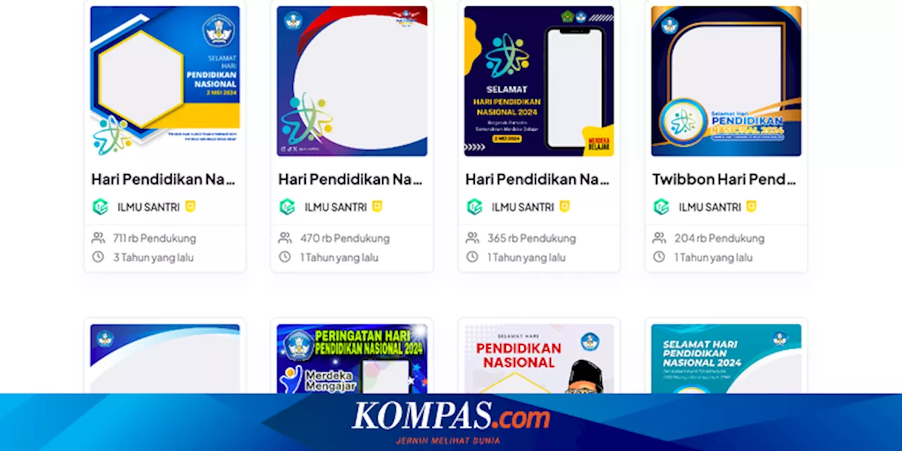 55 Twibbon dan Ucapan Selamat Hari Pendidikan Nasional 2024