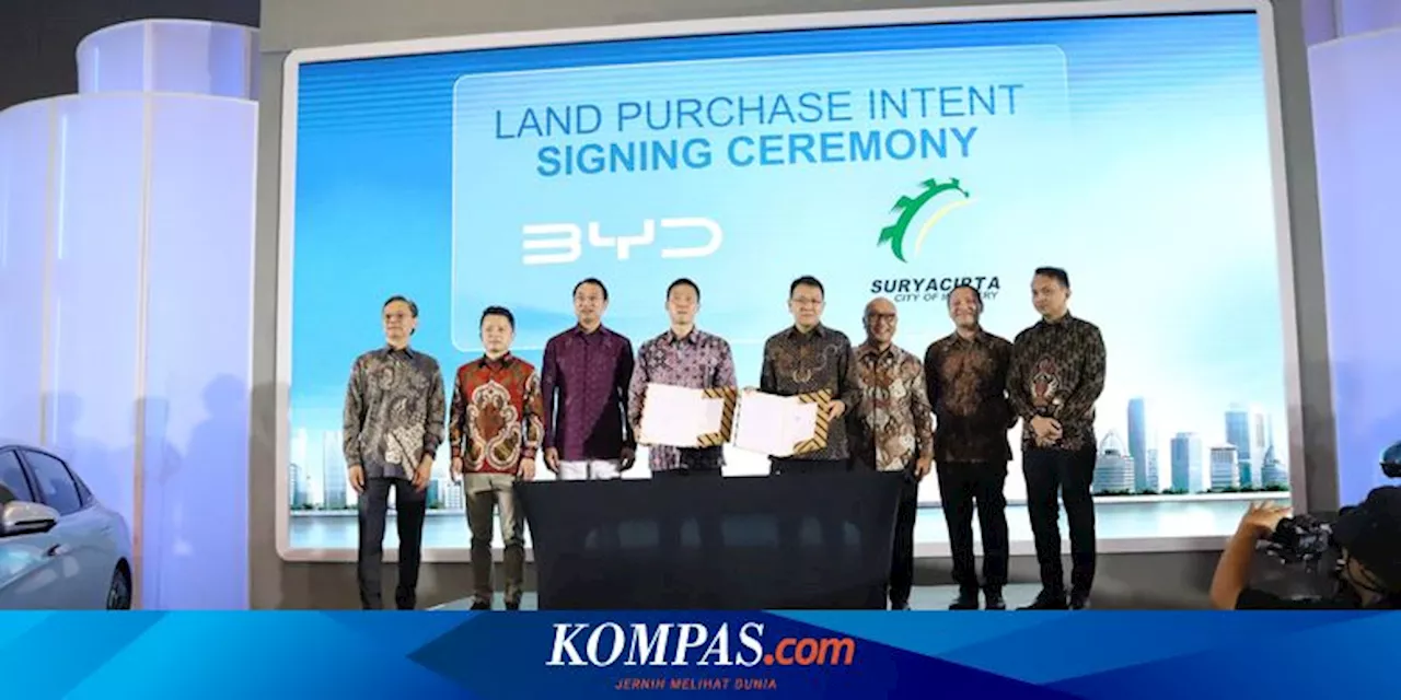 Pabrik Kendaraan Listrik Milik BYD Akan Hadir di Subang Smartpolitan