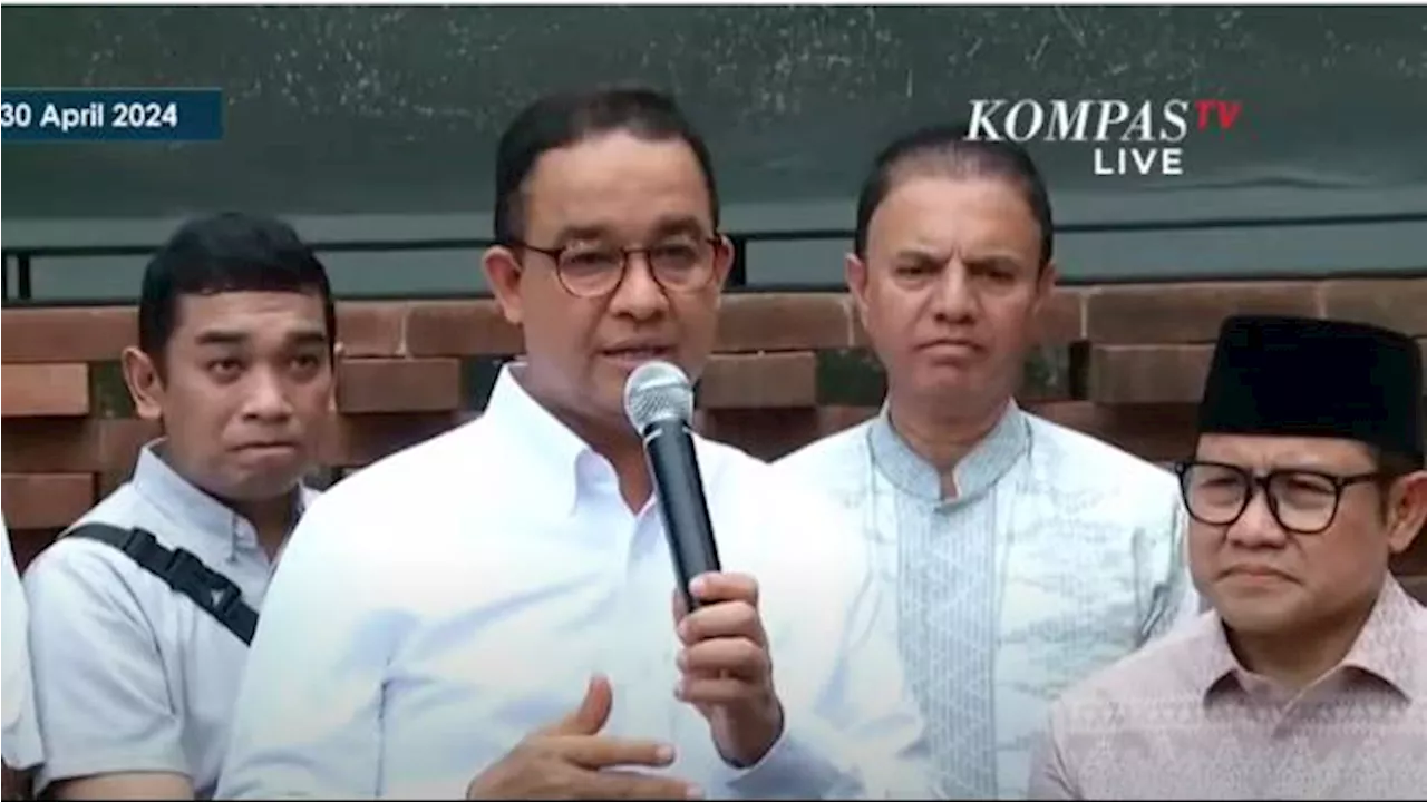 Anies Yakin Komunikasi Tetap Baik meski Partai Koalisi Perubahan Bergabung ke Prabowo-Gibran