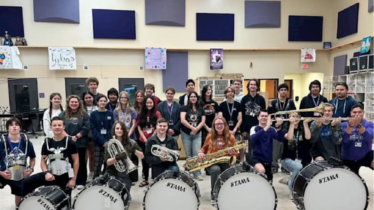 Boerne High School receives $15,000 in band instruments from rock band Metallica