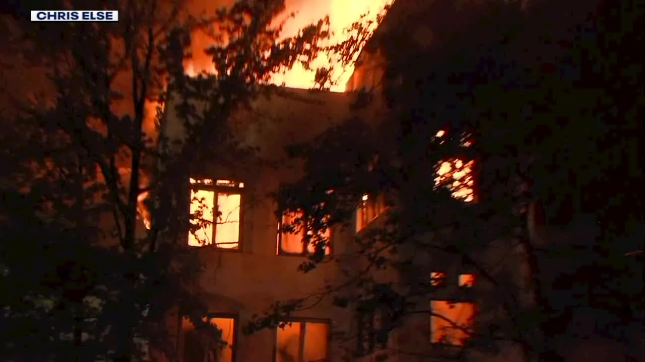 Planned Concord apartment building goes up in flames