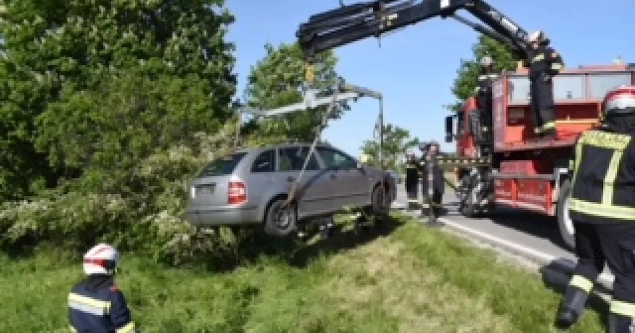 NÖ: Beherzte Ersthelfer retteten Lenker, der unter Auto eingeklemmt war