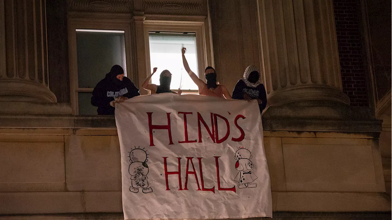 Students occupying Columbia library demand school allow food, water into building