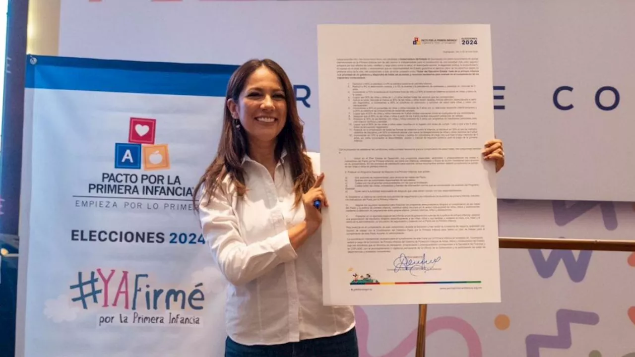 Libia Dennise García Muñoz Ledo firma compromisos por el futuro de Guanajuato