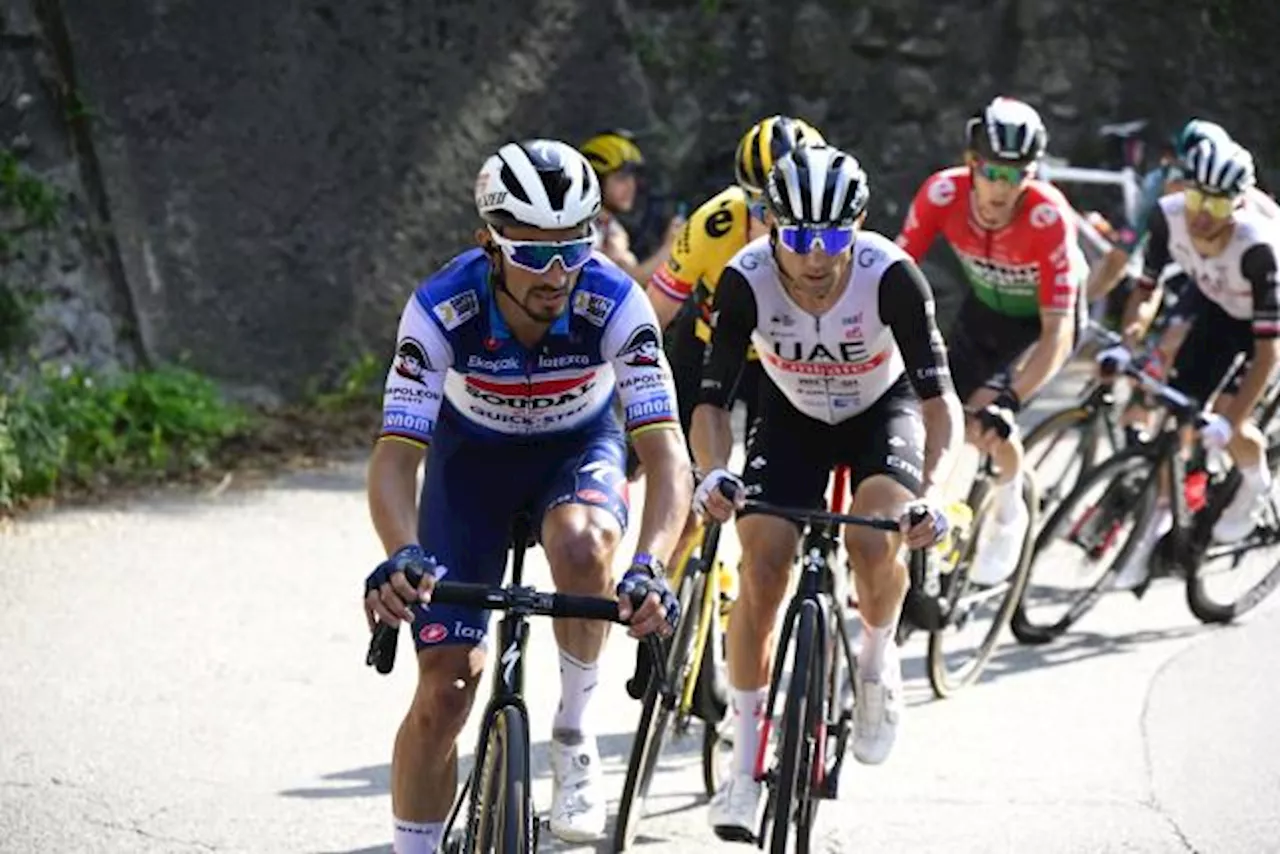 Julian Alaphilippe et Tim Merlier leaders de l'équipe Soudal-Quick Step sur le Giro 2024