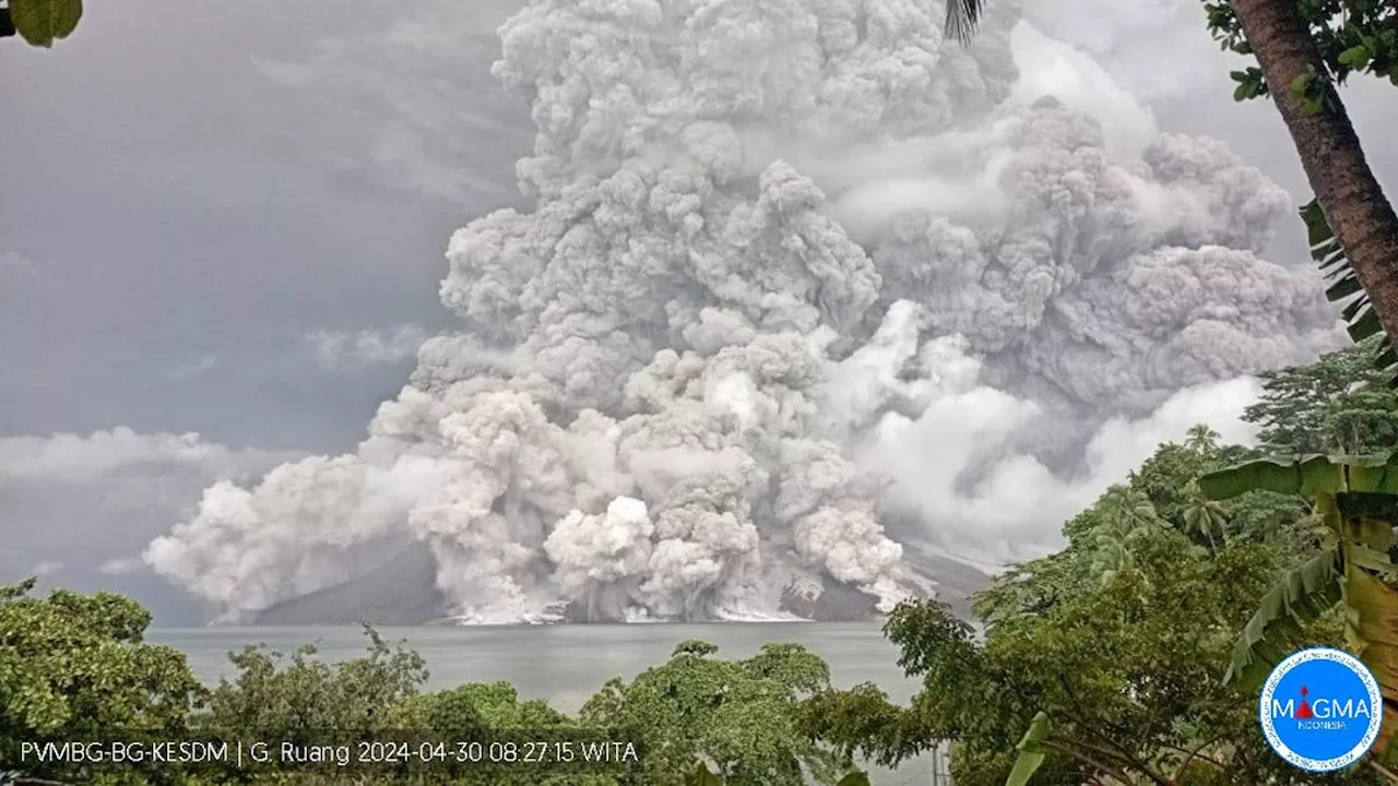 7 Bandara Ditutup Sementara Imbas Erupsi Gunung Ruang, 50 Penerbangan Terdampak