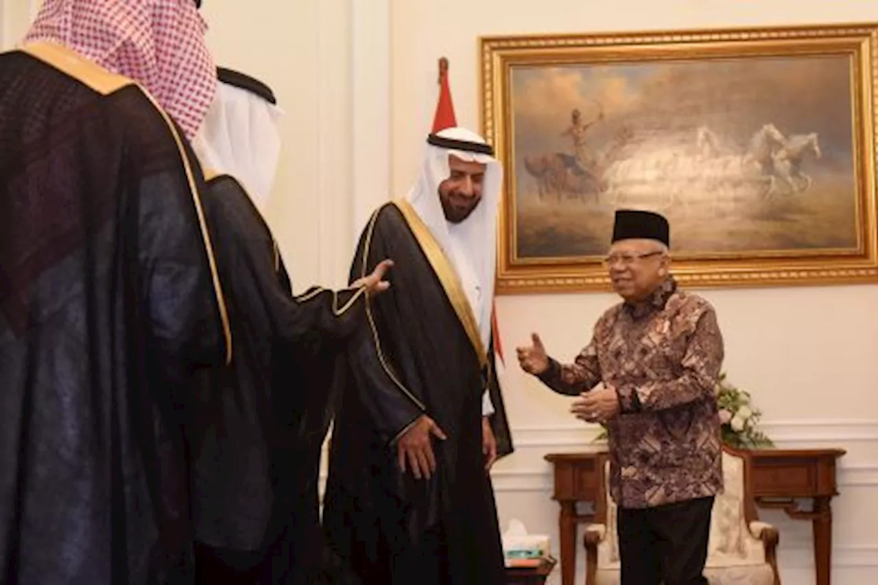 Wapres Menerima Menteri Urusan Haji dan Mmrah Arab Saudi