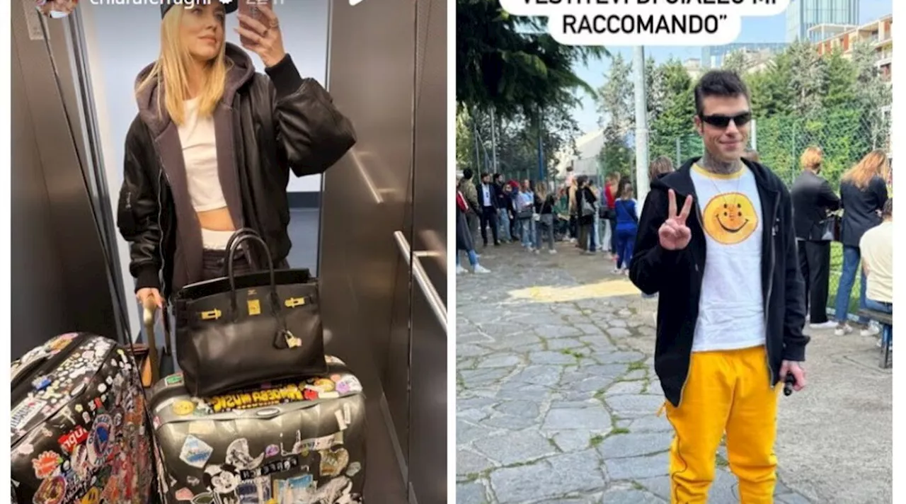 Fedez a scuola, Chiara Ferragni a Los Angeles