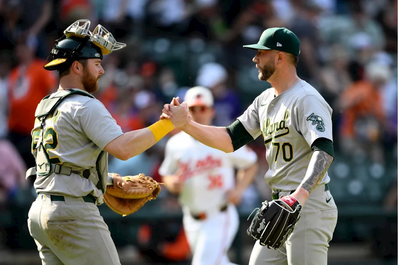 First big league save for Athletics’ Erceg demonstrates it’s not all Mason Miller