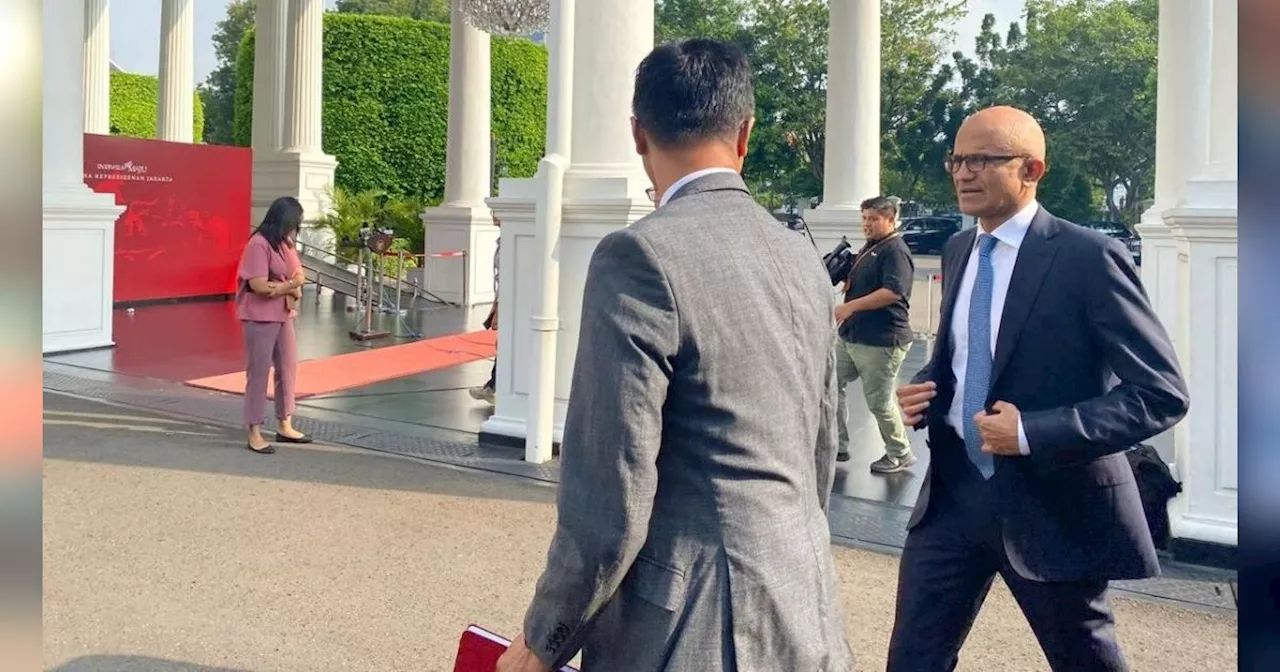 CEO Microsoft Satya Nadella Temui Jokowi di Istana, Bahas Apa?