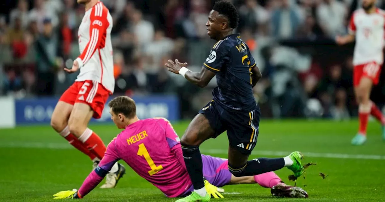 Bayern Munich star Manuel Neuer criticised by Steve McManaman after Vinicius Junior's Real Madrid goal