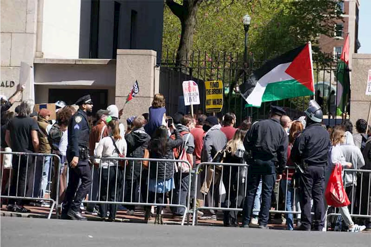 Columbia suspends students after call to end Gaza camp unheeded