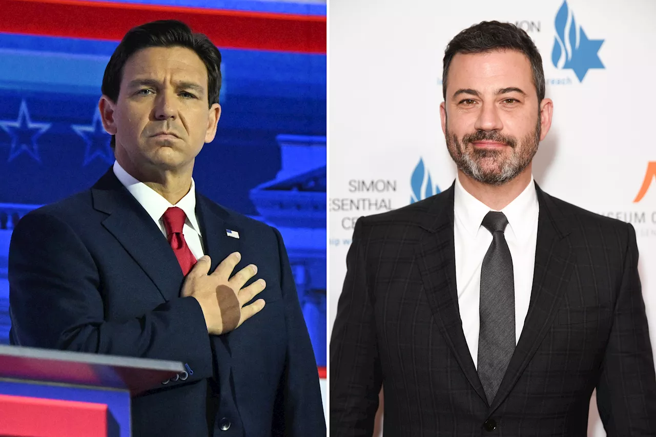 Jimmy Kimmel Calls Ron DeSantis 'Pathetic Little Worm' After Trump Meeting