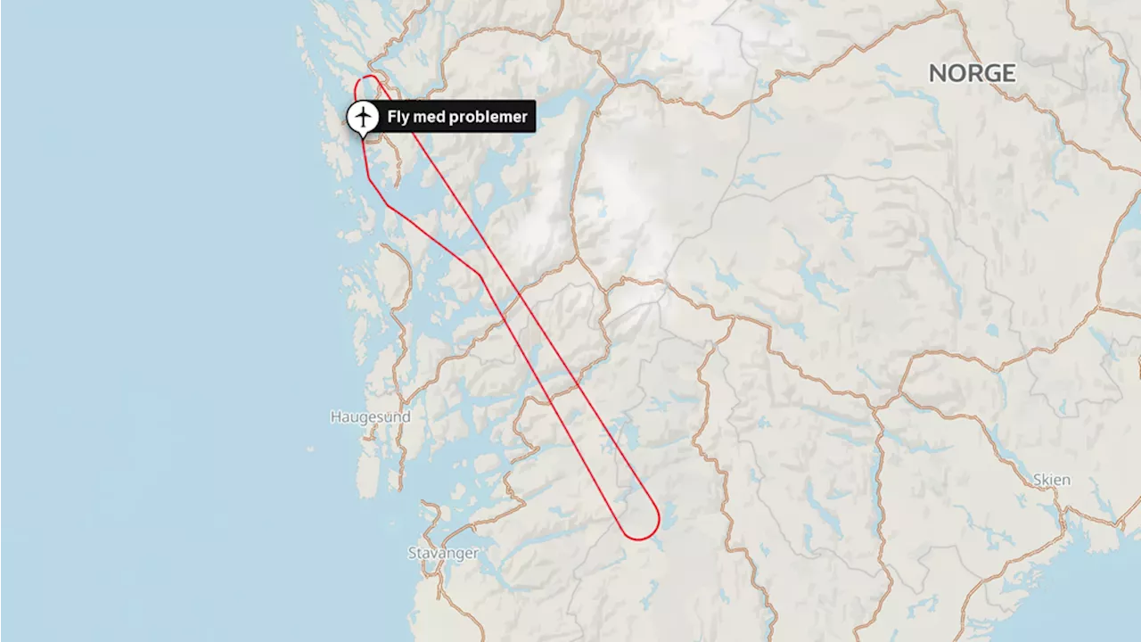 Full utrykning mot Flesland – fly landet trygt