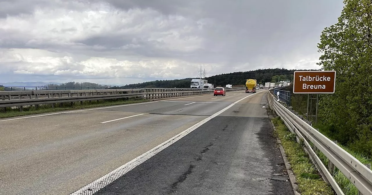 A44 wird zwischen Breuna und Warburg saniert