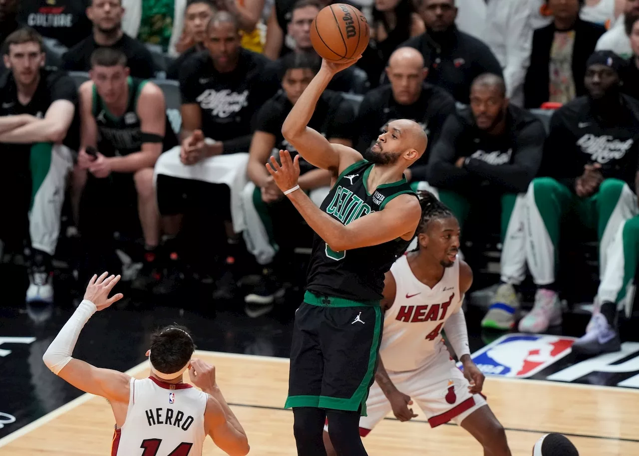 Derrick White scores 38, Celtics top Heat to take a 3-1 series lead