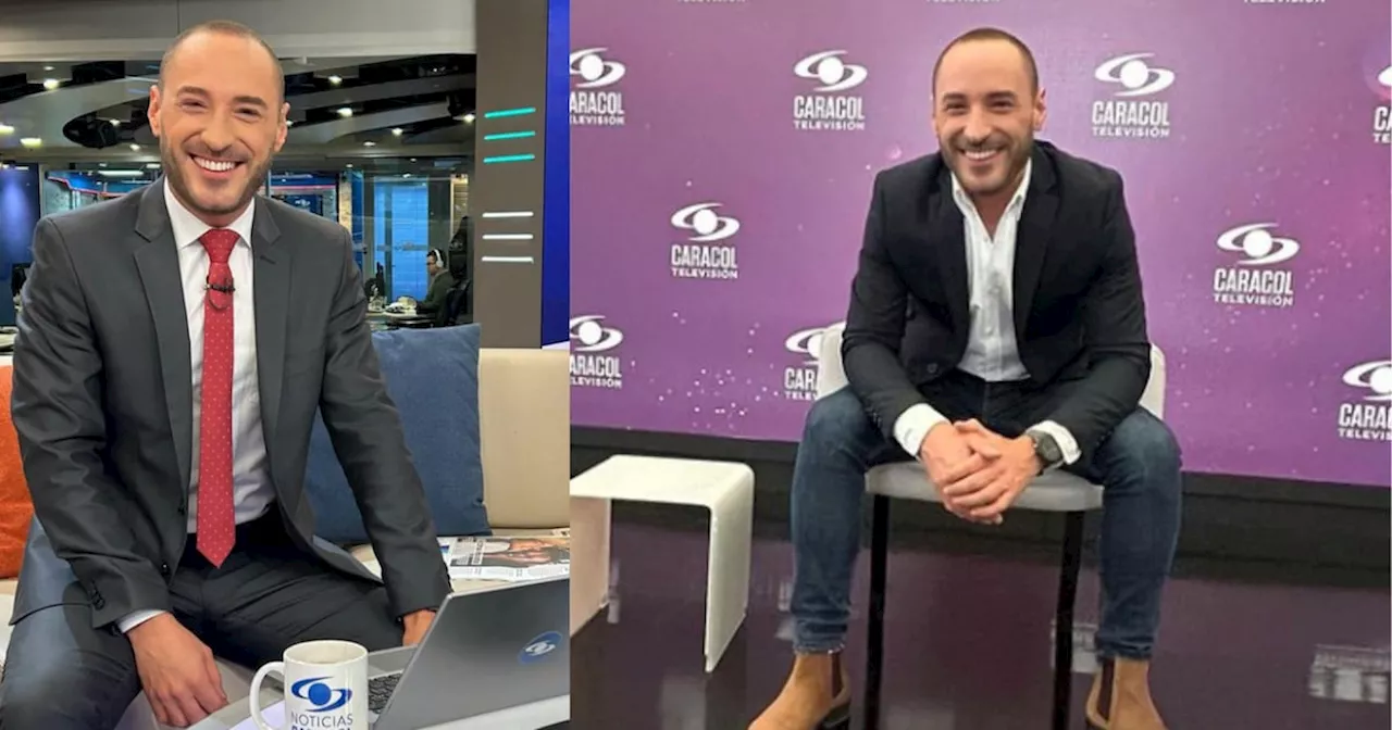 Andrés Montoya presentó al amor de su vida alejado de las cámaras de Noticias Caracol, “celebrarte tu vida”