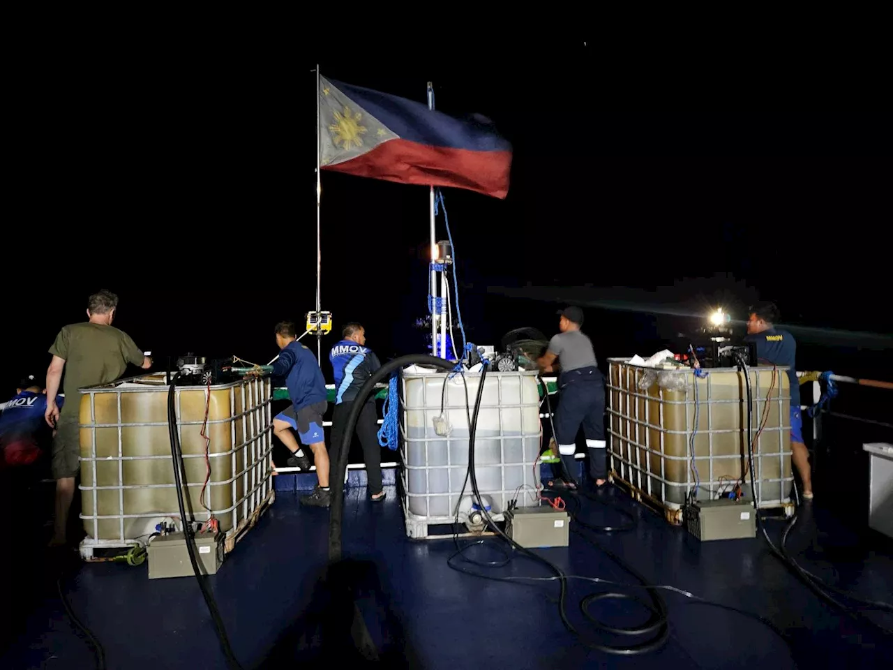 IN PHOTOS: After China’s water cannons, BFAR brings supplies to fisherfolk in Bajo de Masinloc