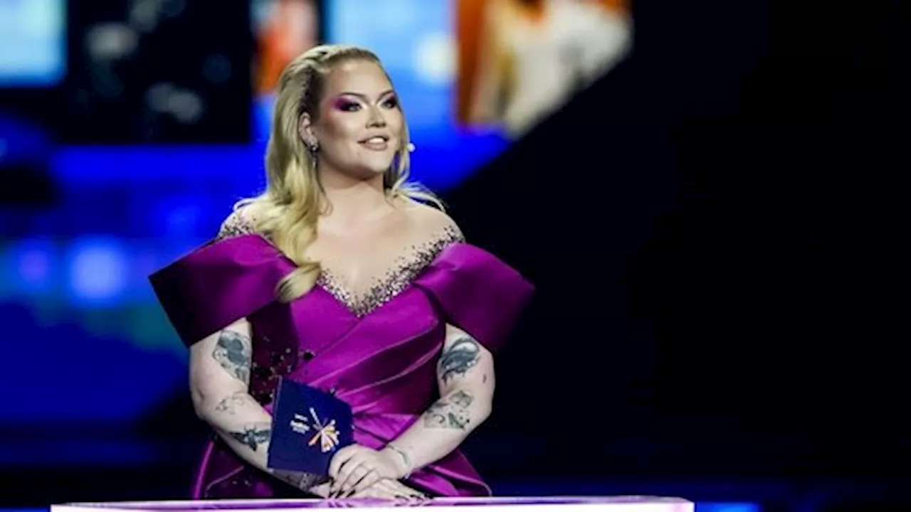 Nikkie de Jager geeft Nederlandse songfestivalpunten