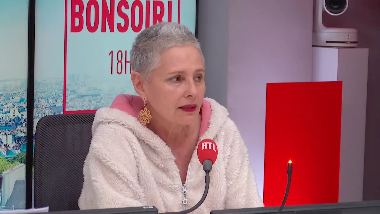 Anouk Grinberg est l'invitée de RTL Bonsoir