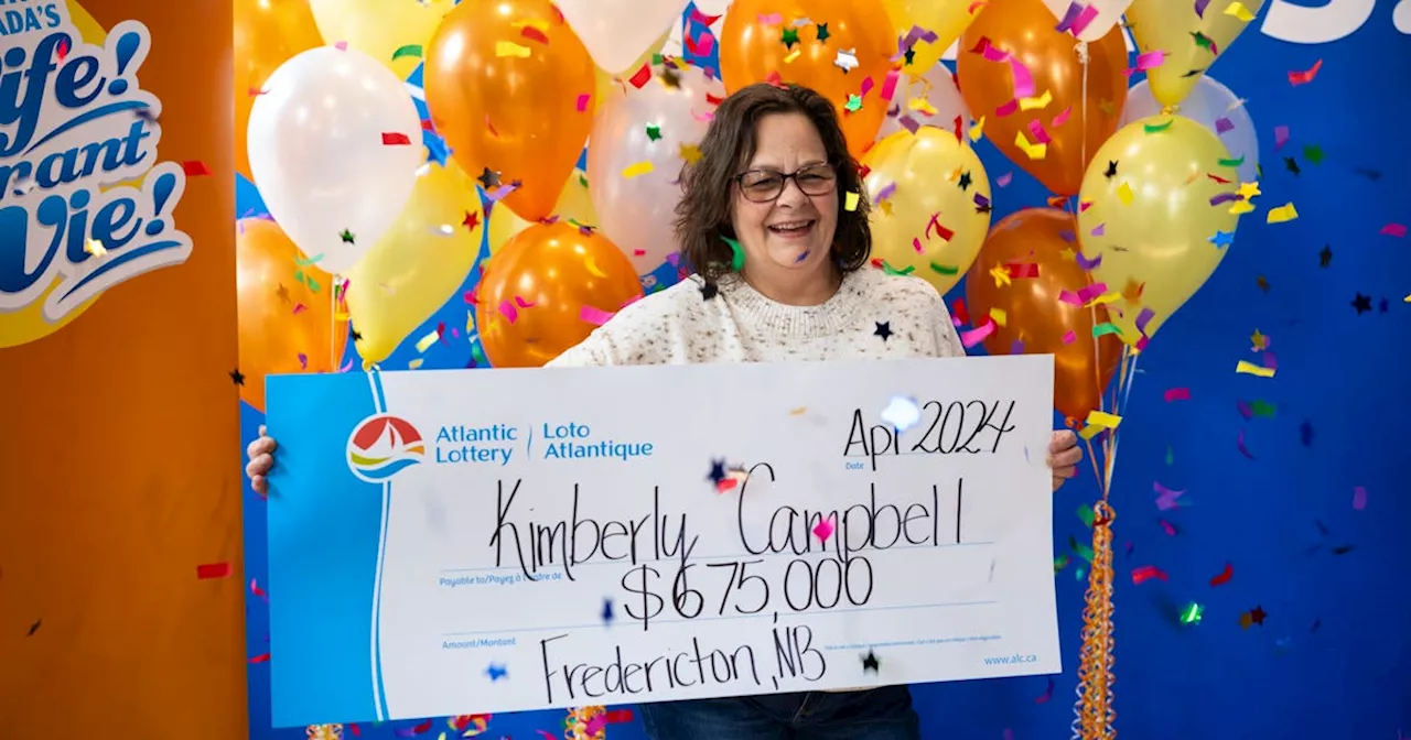 N.B. woman 'Set for Life' after unknowingly winning Atlantic Lottery top prize