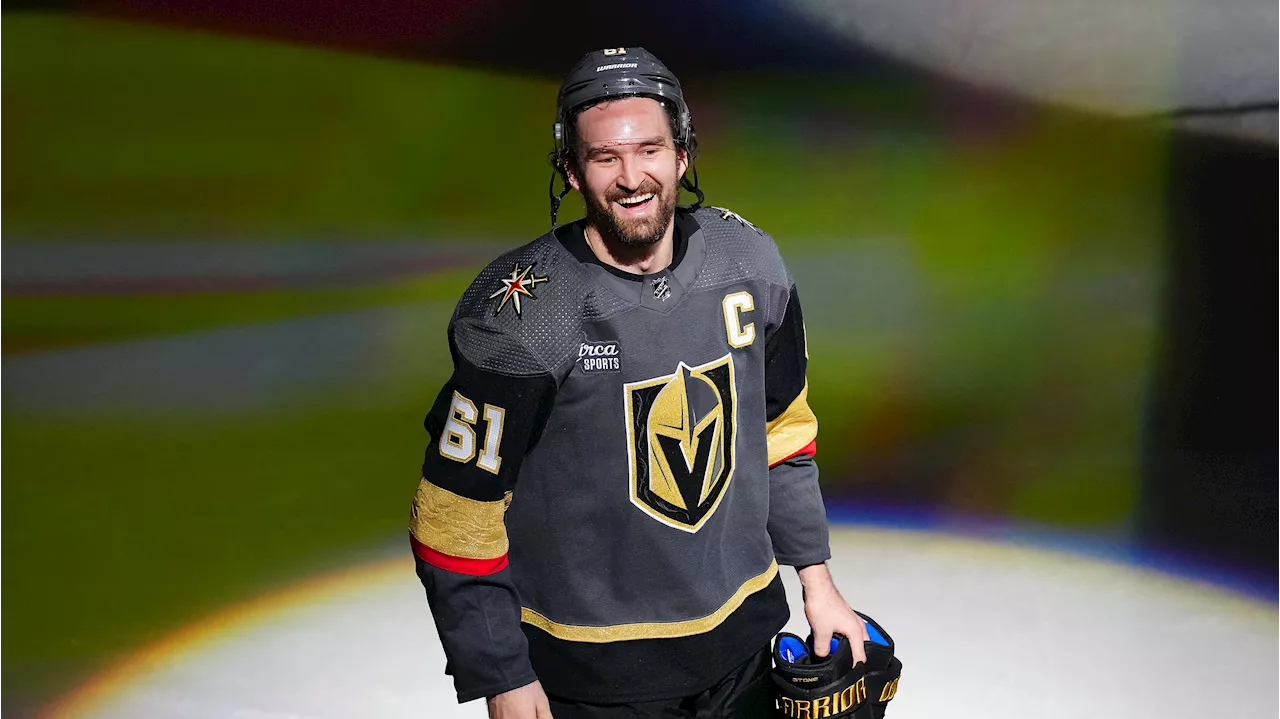 Mark Stone's Wife Poses With Jersey Referencing Golden Knights Star's Roster Status