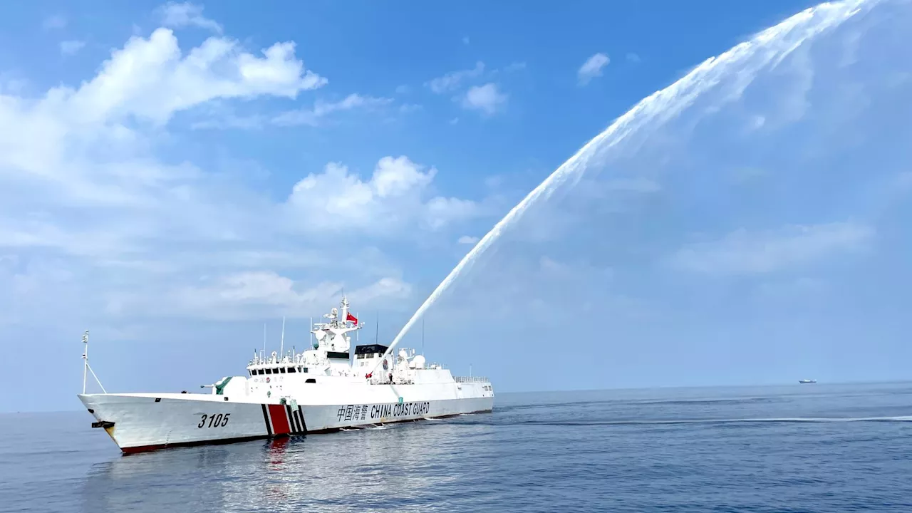 How a Philippine coastguard ship ended up being surrounded by 12 Chinese vessels