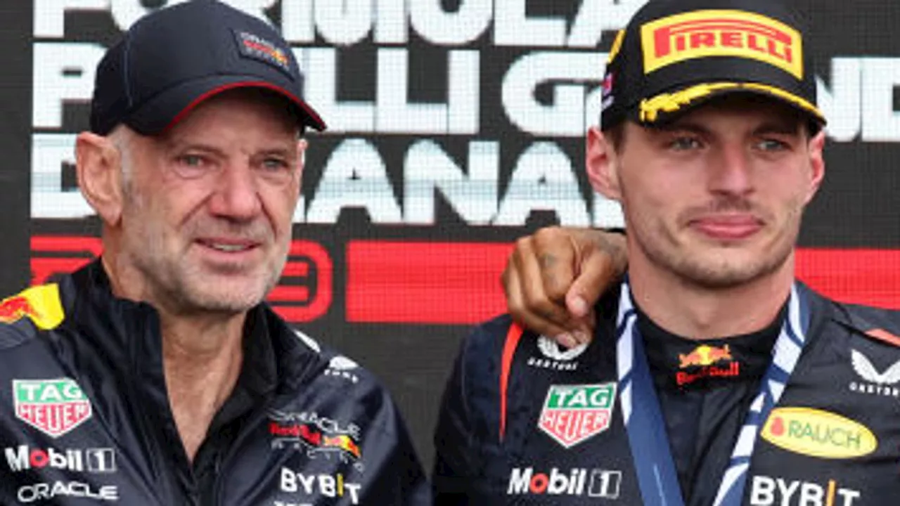 Max Verstappen should try to convince Adrian Newey to stay at Red Bull, Jenson Button says on Sky Sports F1 Podcast