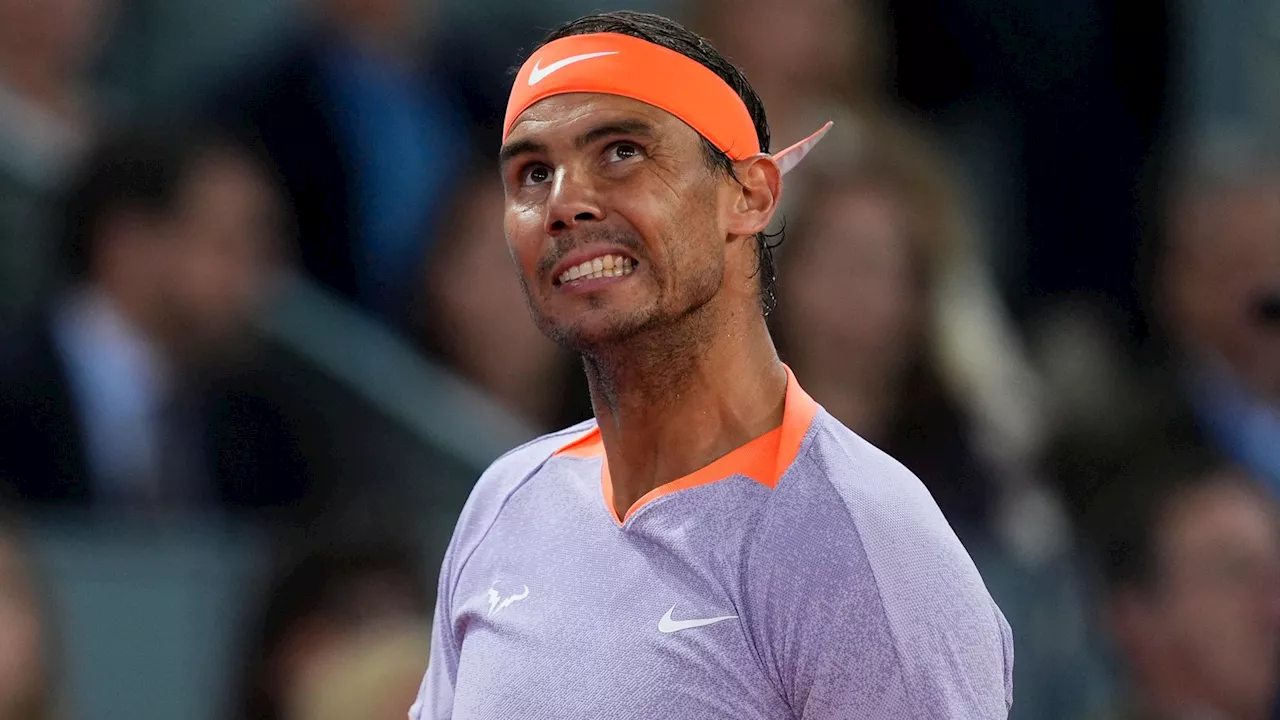 Mutua Madrid Open: Rafael Nadal suffers emotional straight-sets defeat to Czech Jiri Lehecka