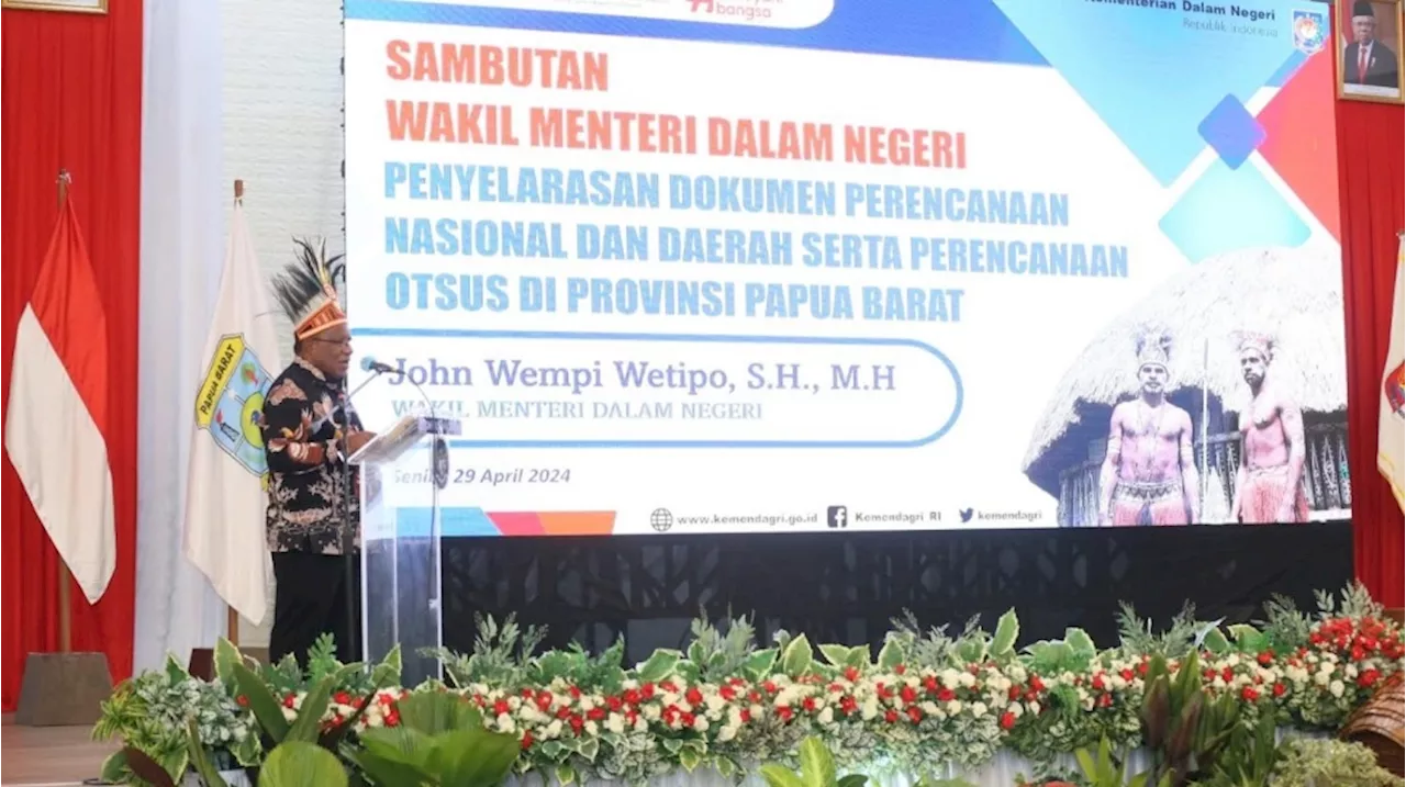 Wamendagri: Musrenbang Papua Barat Tahun 2024 Jadi Momentum Perbaikan Pelayanan kepada Rakyat