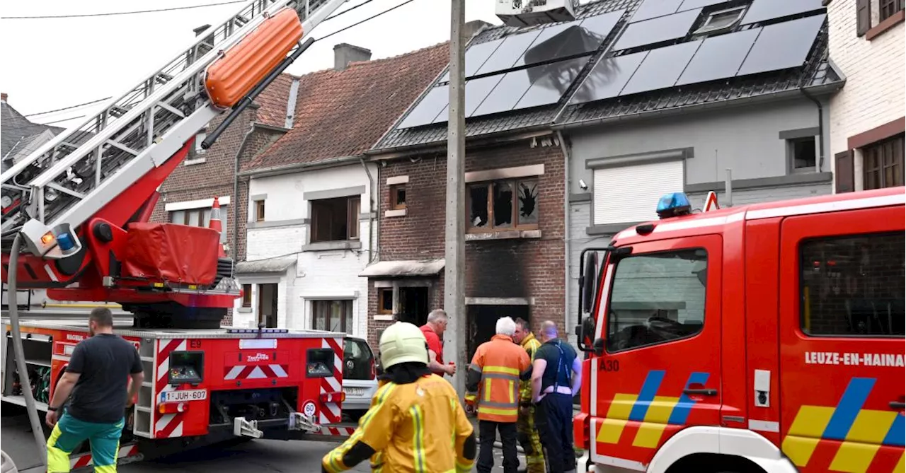 Un incendie ravage une habitation du chemin de Chièvres à Lessines