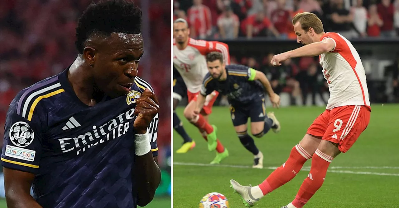 Fotboll: Jättedrama mellan Bayern München och Real Madrid – Vinicius Junior räddade oavgjort