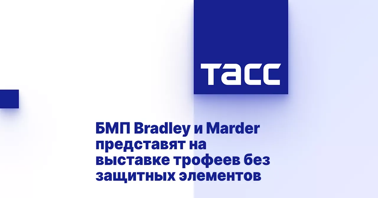 БМП Bradley и Marder представят на выставке трофеев без защитных элементов