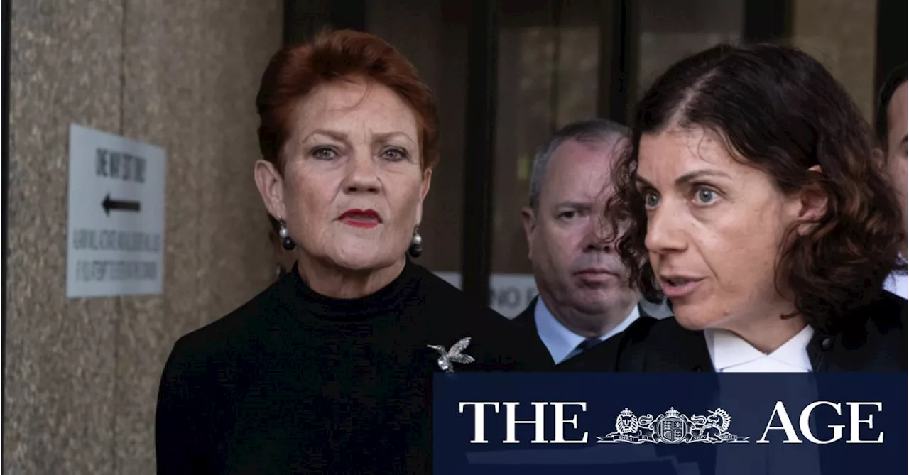 Pauline Hanson grilled over views on Islam during heated court hearing