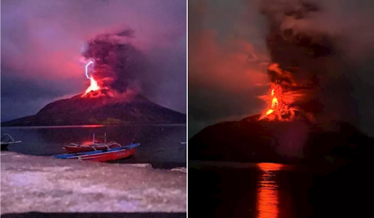 [Video] Gunung Berapi Ruang Meletus Lagi, Tahap Amaran Ditingkatkan Ke Paras Tertinggi