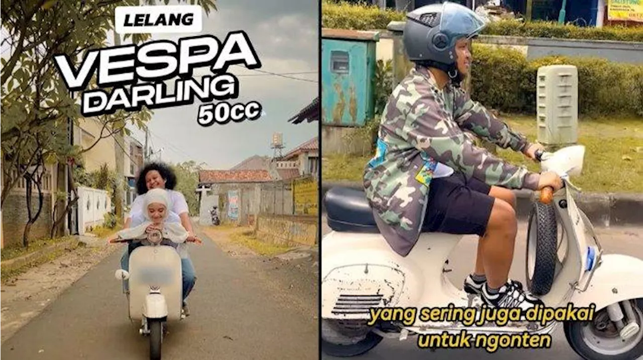 Istri Babe Cabita Lelang Vespa sang Suami, Hasilnya untuk Pembangunan Masjid dan Pondok Pesantren