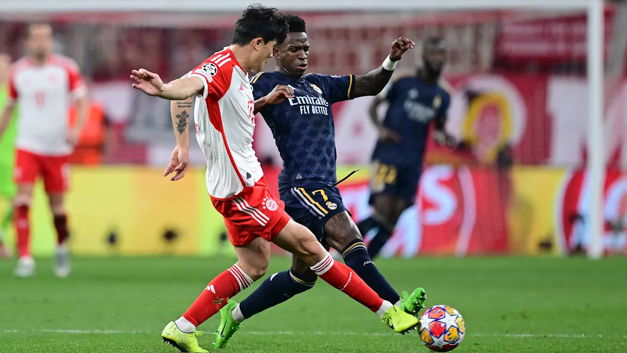 Vinícius Júnior leads Real Madrid to draw at Bayern Munich in Champions League semifinal