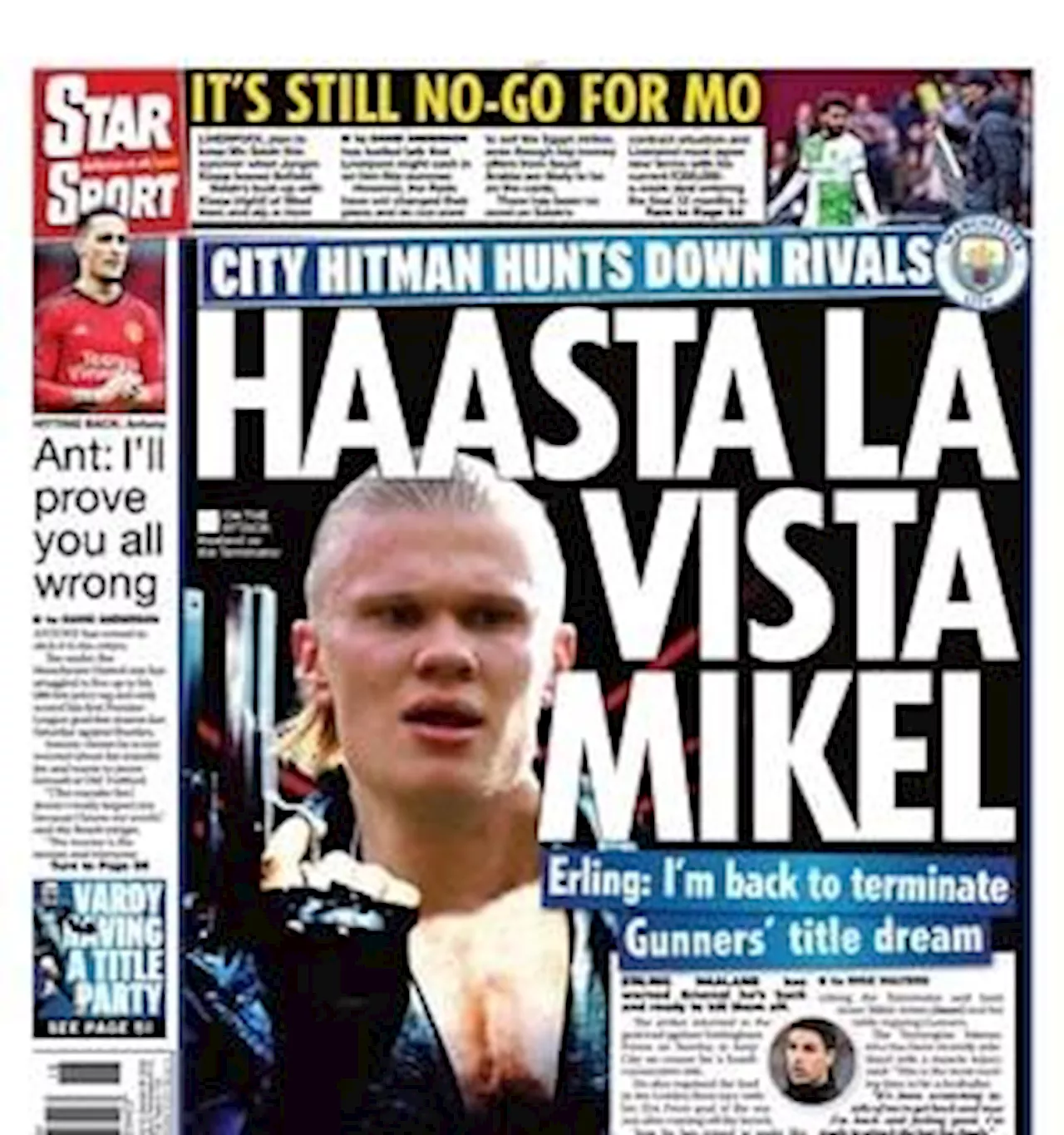 Premier, il Manchester City va a caccia dell'Arsenal: 'Haasta la vista Mikel'