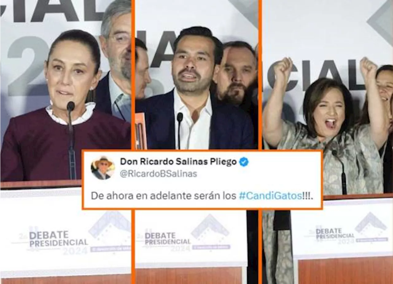 Claudia Sheinbaum, Xóchitl Gálvez y Jorge Álvarez Máynez: los ‘Candigatos’, según Salinas Pliego