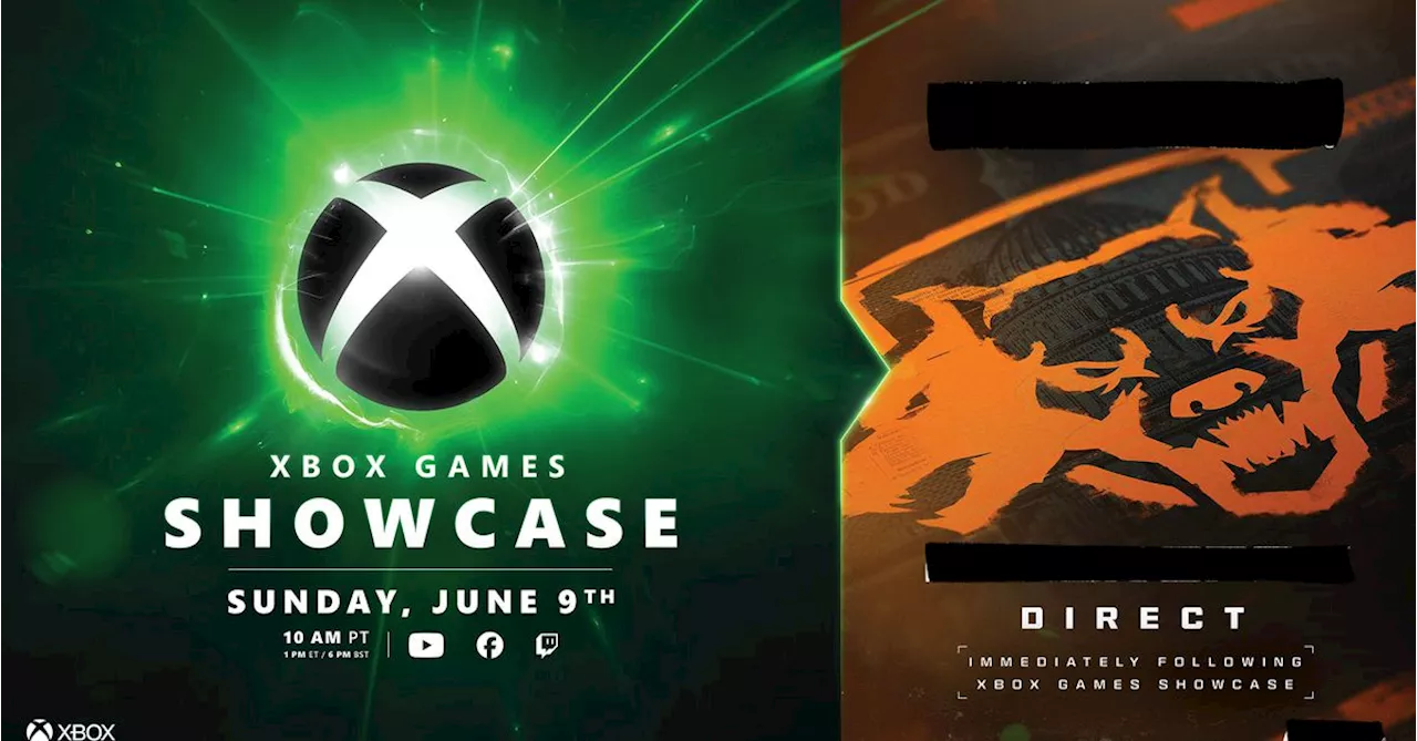 The Xbox games showcase airs June 9th, followed by a Call of Duty Direct