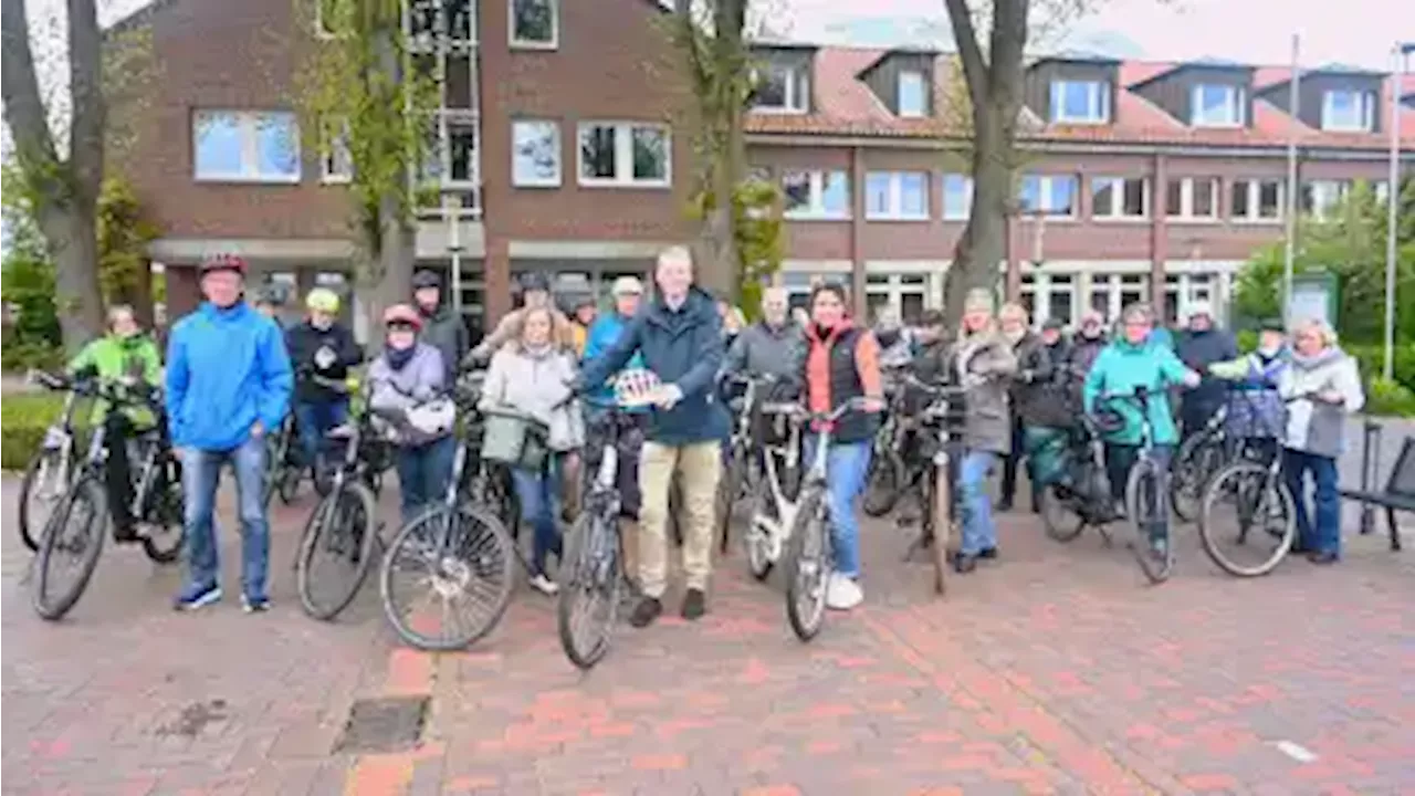 'Vier auf dem Rad': 100 Teilnehmer bei Bürgermeister-Radtour nach Hude