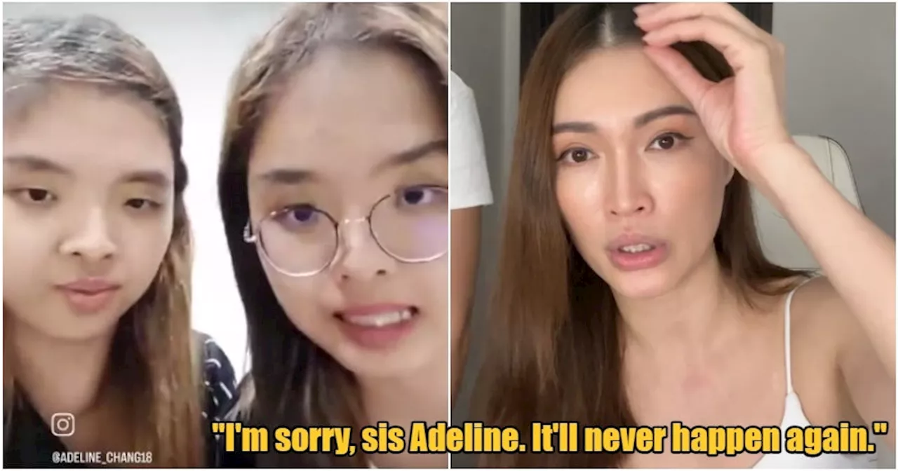  Amber Chia Apologises to Adeline for Commenting on Her Neck Tumor