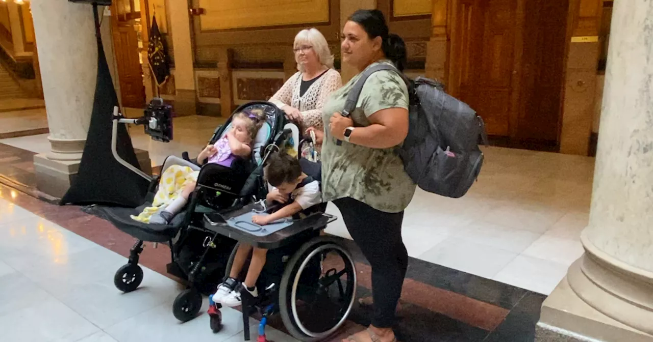 Families impacted by FSSA cuts meet with Governor Holcomb and FSSA secretary